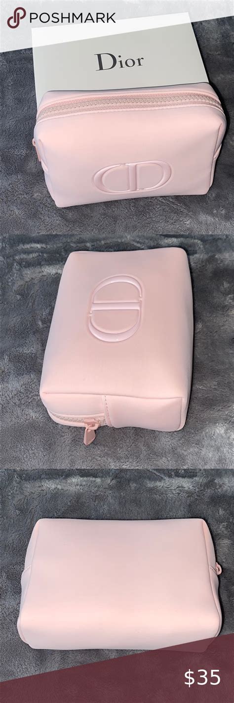 lady dior pink|christian dior pink makeup bag.